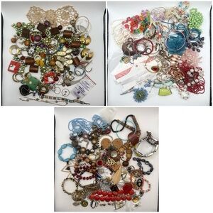 4.1lb Mixed Jewelry Craft Lot Beads Repurpose Harvest Wear Repair